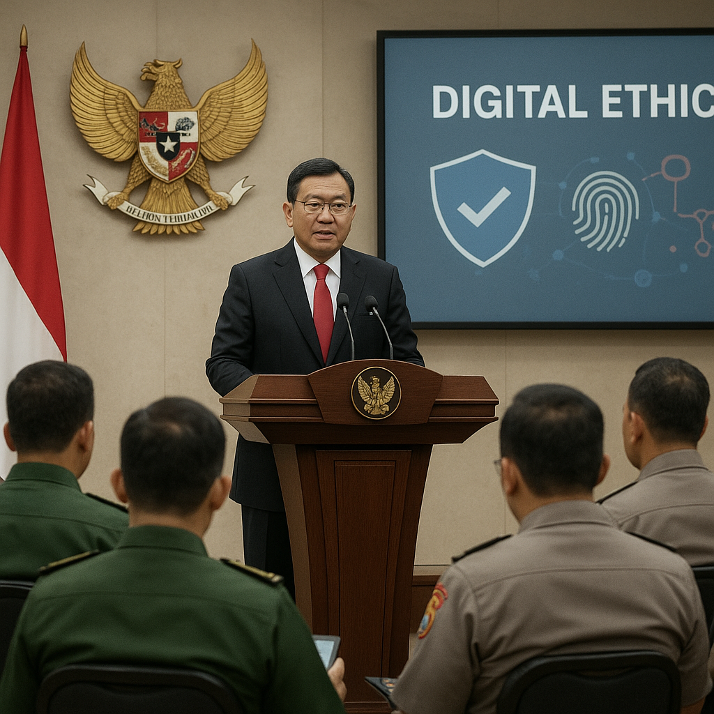 Menko Polkam Ingatkan Pentingnya Etika Digital dalam Kepemimpinan TNI dan Polri