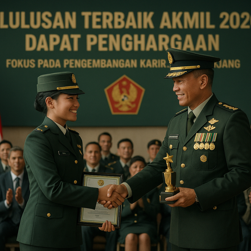 Lulusan Terbaik Akmil 2026 Dapat Penghargaan, Fokus Pada Pengembangan Karir Jangka Panjang
