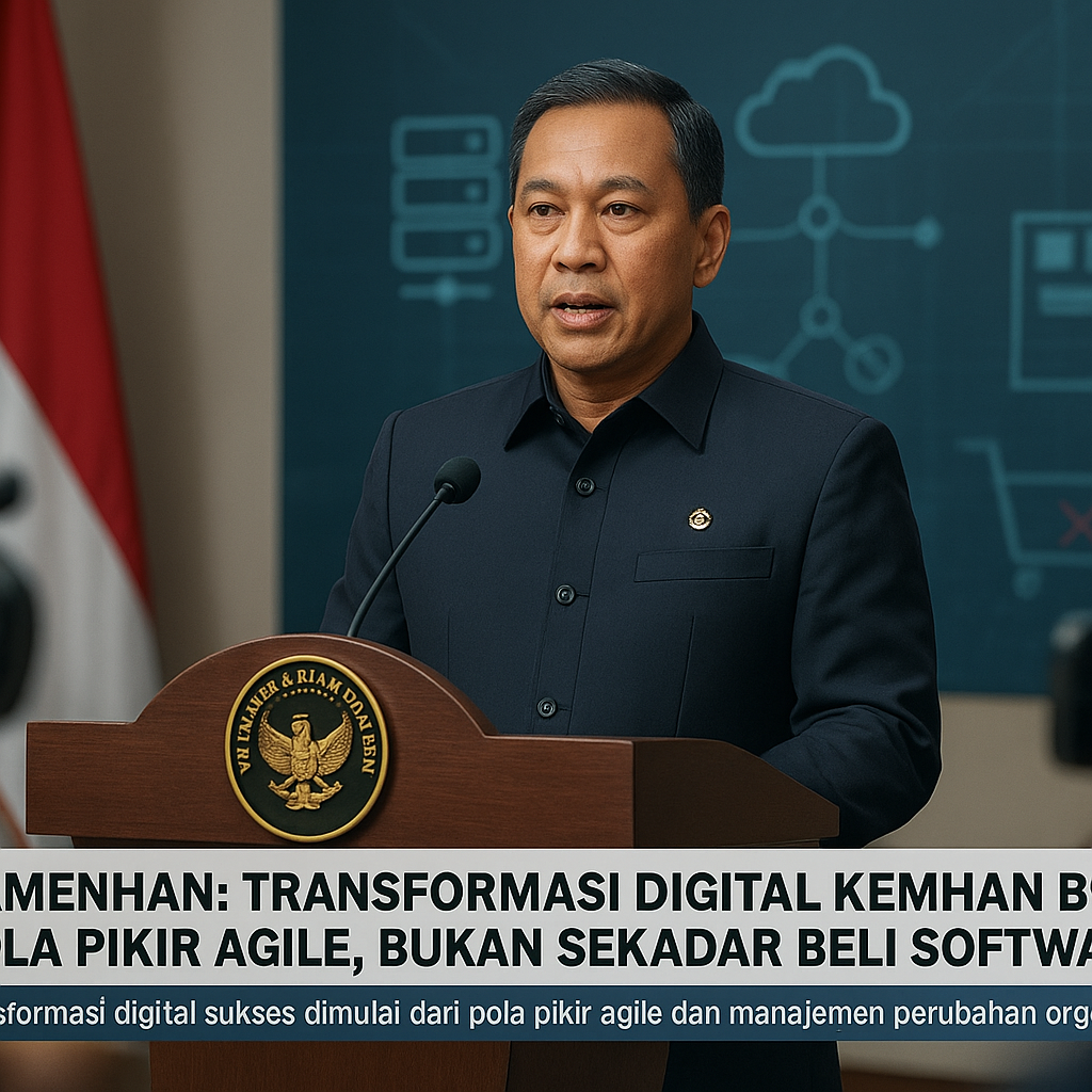Wamenhan: Transformasi Digital Kemhan Butuh Pola Pikir Agile, Bukan Sekadar Beli Software