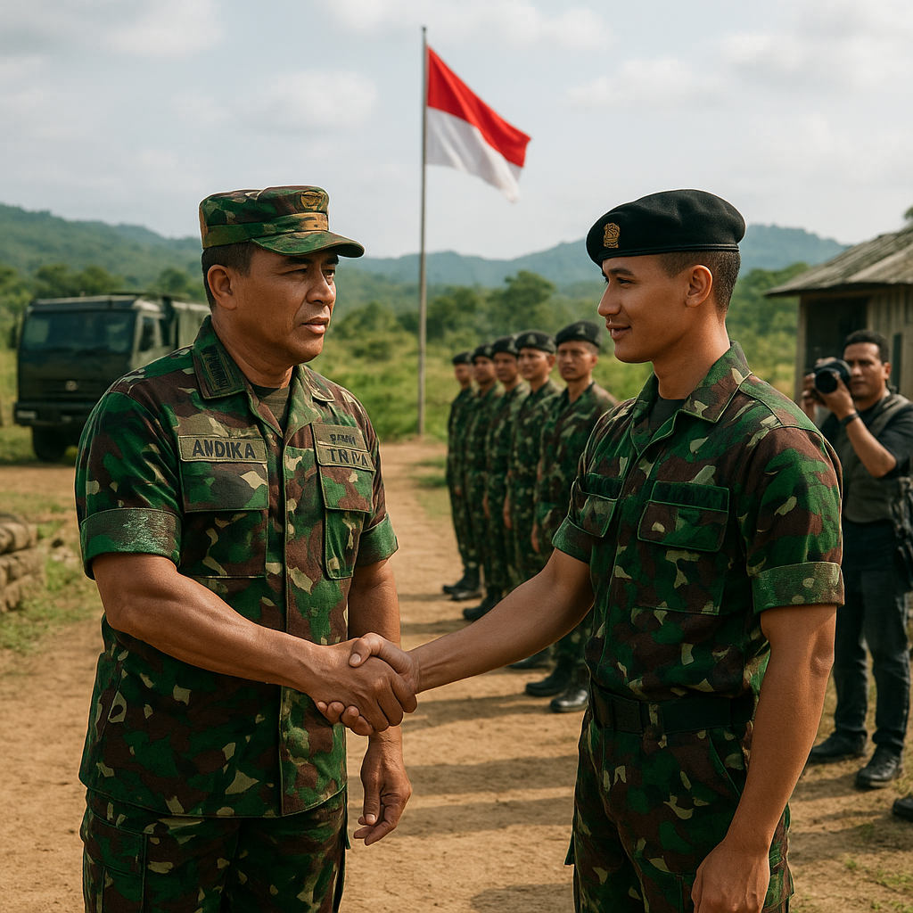 Panglima TNI Tinjau Kesiapan Satuan Pengamanan di Perbatasan