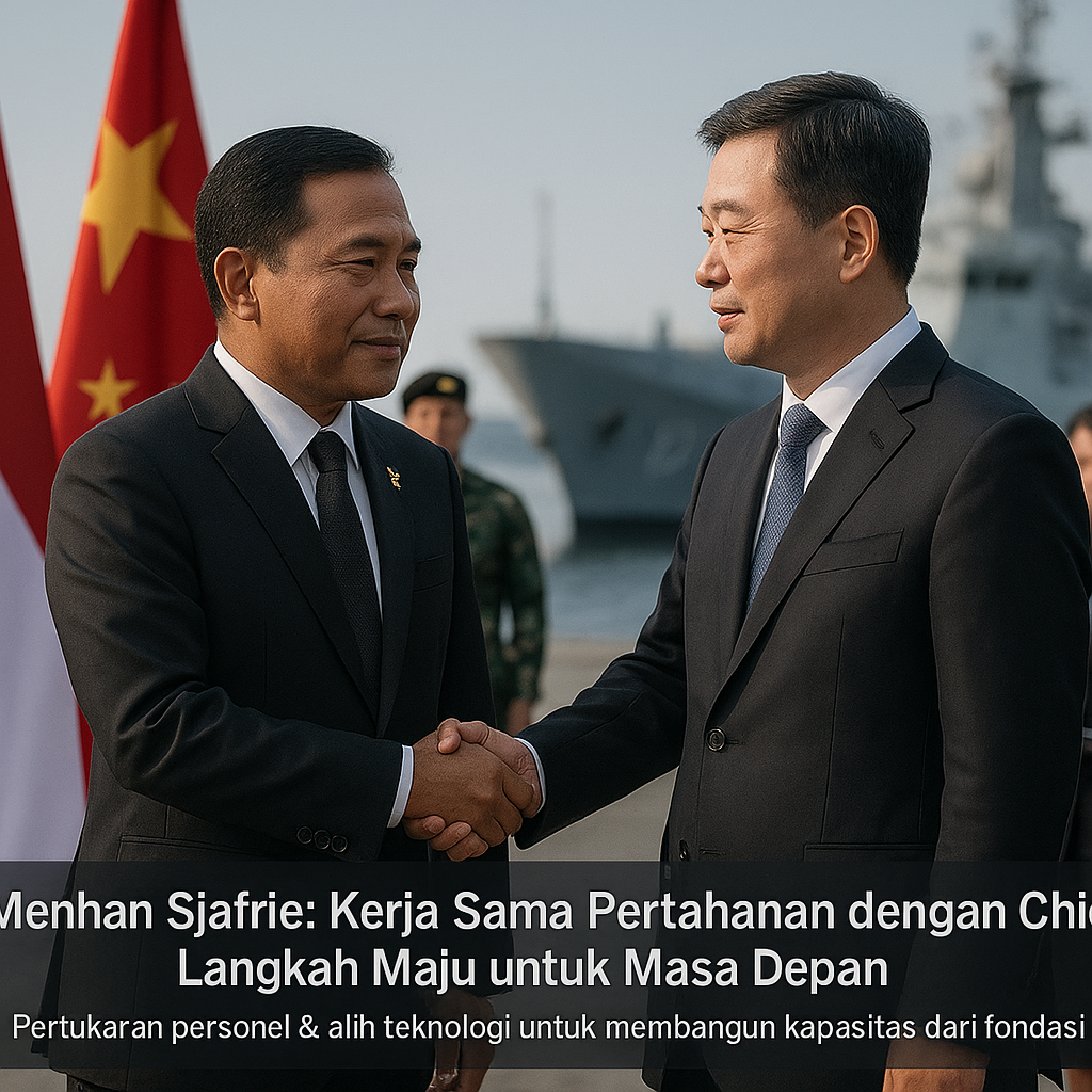 Menhan Sjafrie: Kerja Sama Pertahanan dengan China Langkah Maju untuk Masa Depan