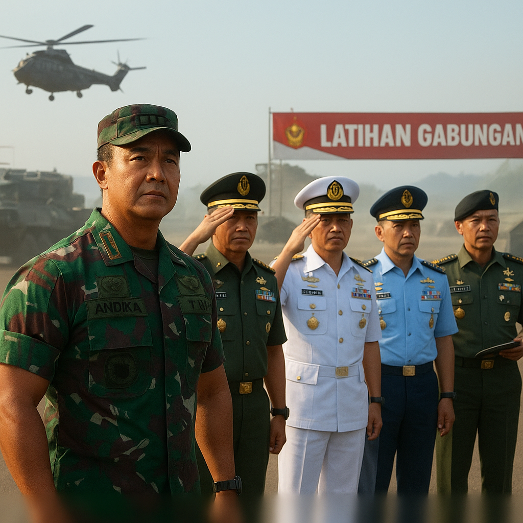 Panglima TNI Tinjau Latihan Gabungan, Tekankan Interoperabilitas dan Disiplin Komando