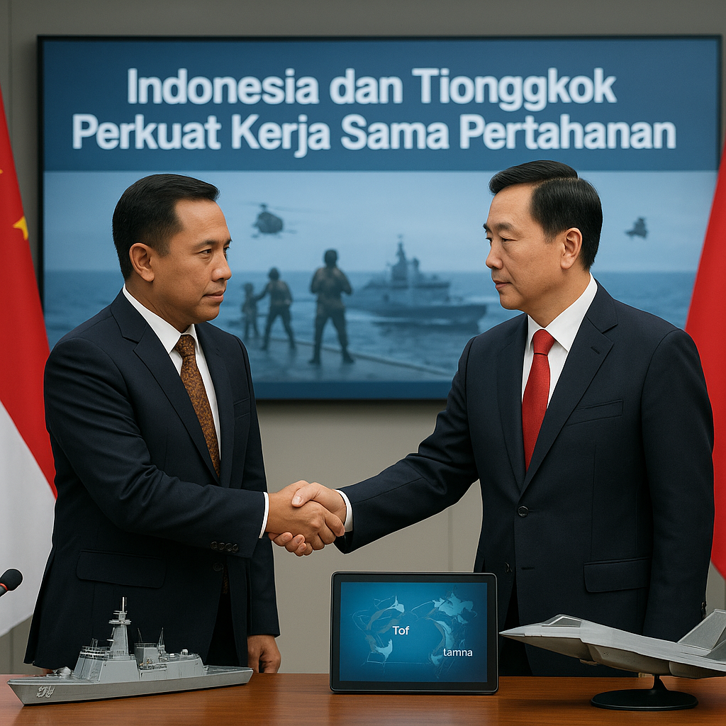 Indonesia dan Tiongkok Perkuat Kerja Sama Pertahanan: Dorong ToT Hingga Latma