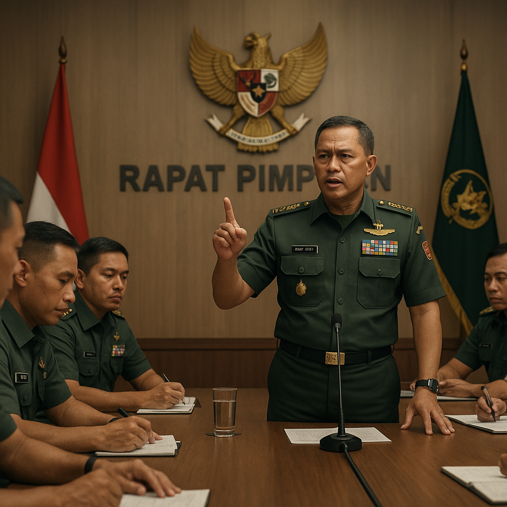 Panglima TNI Tekankan Disiplin Eksekutif dalam Rapat Pimpinan