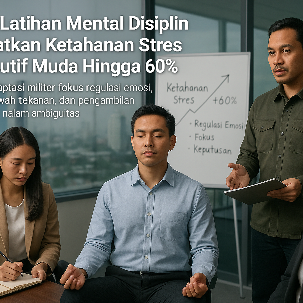 Studi: Latihan Mental Disiplin Tingkatkan Ketahanan Stres Eksekutif Muda Hingga 60%