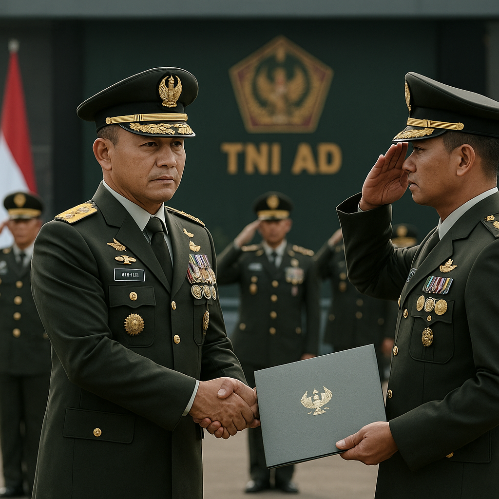 Kasad Pimpin Sertijab, Tekankan Loyalitas dan Profesionalisme di Jajaran TNI AD