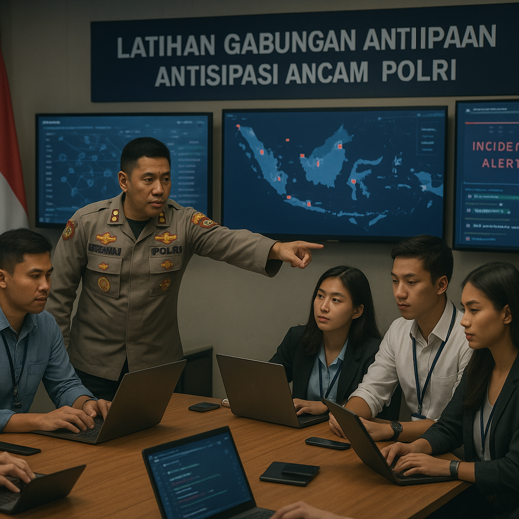 Polri Gelar Latihan Gabungan Antisipasi Ancaman Siber, Fokus pada Koordinasi dan Respons Cepat