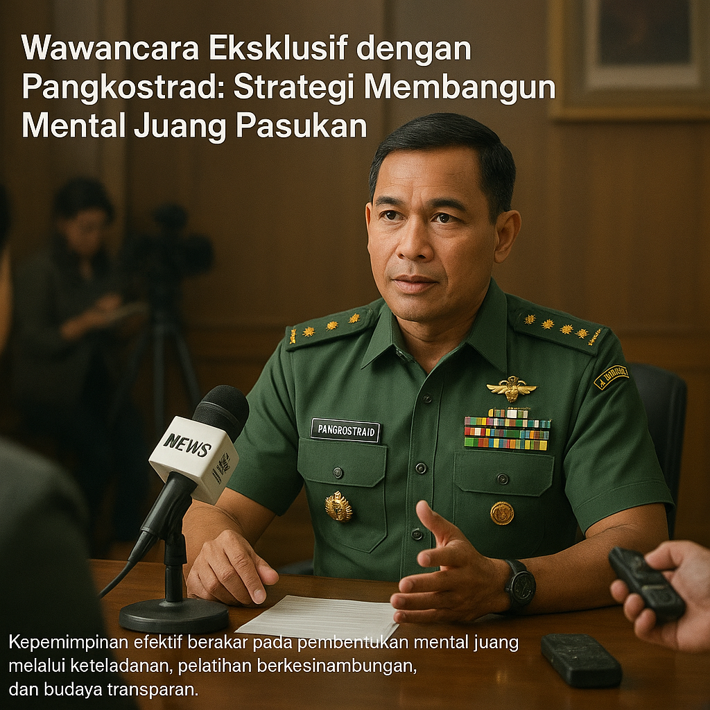 Wawancara Eksklusif dengan Pangkostrad: Strategi Membangun Mental Juang Pasukan