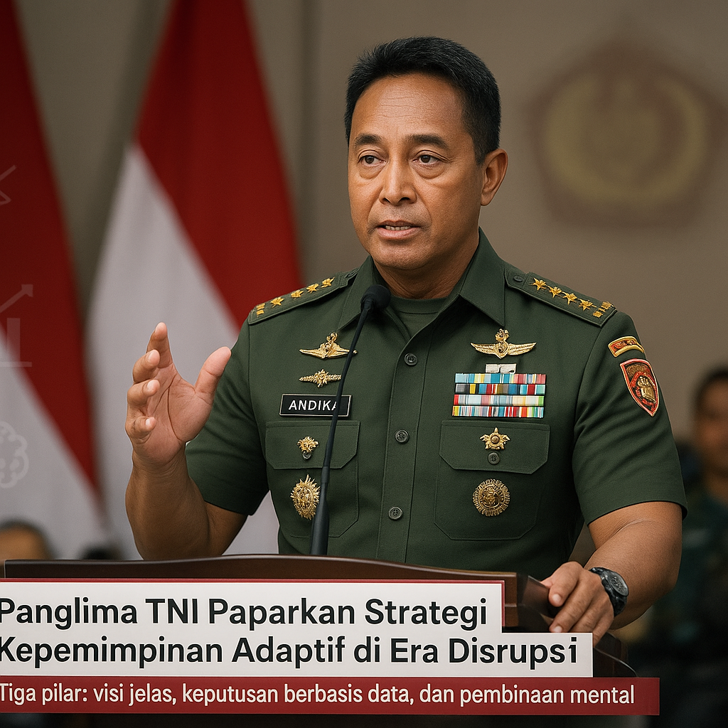 Panglima TNI Paparkan Strategi Kepemimpinan Adaptif di Era Disrupsi