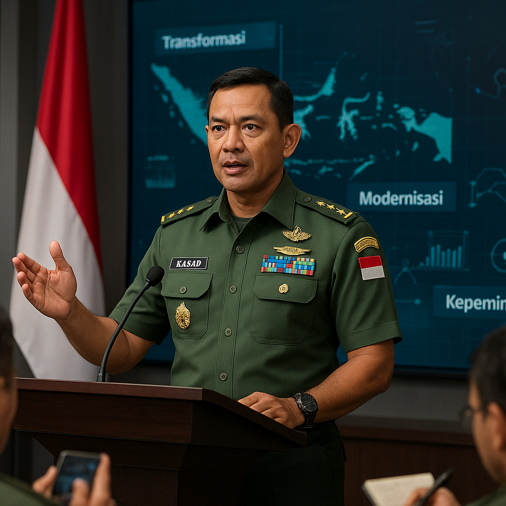 Kepala Staf Angkatan Darat: Kepemimpinan Transformasional Kunci Modernisasi TNI AD