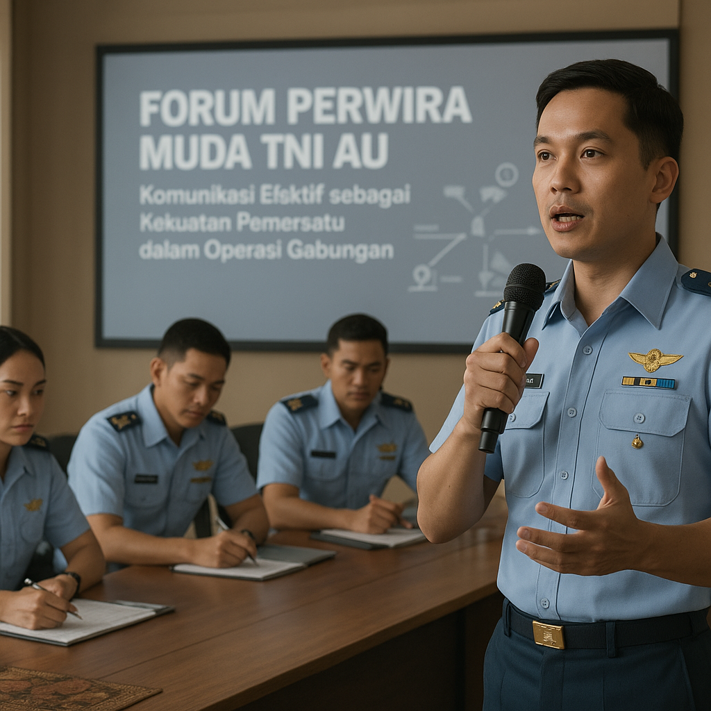 Forum Perwira Muda TNI AU: Komunikasi Efektif sebagai Kekuatan Pemersatu dalam Operasi Gabungan