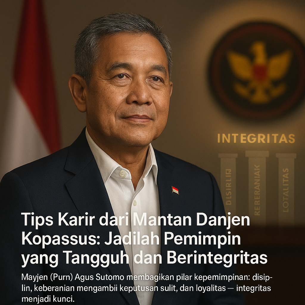 Tips Karir dari Mantan Danjen Kopassus: Jadilah Pemimpin yang Tangguh dan Berintegritas