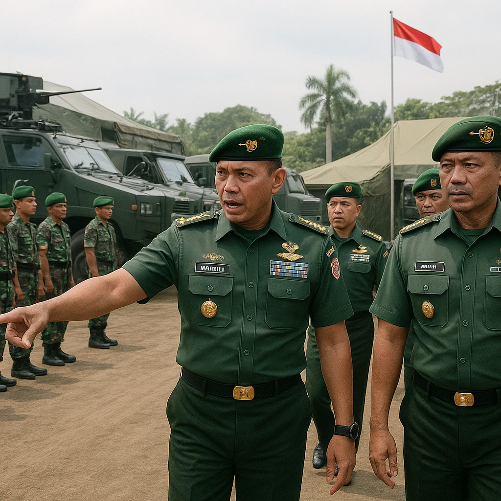 KSAD Tinjau Kesiapan Satuan Kostrad, Tekankan Pentingnya Kondisi Prima Alutsista