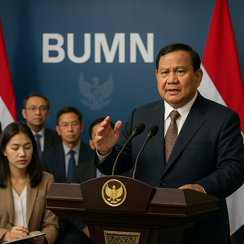 Minta kinerja direksi BUMN dievaluasi, Prabowo: Kalau malas-malasan, ganti