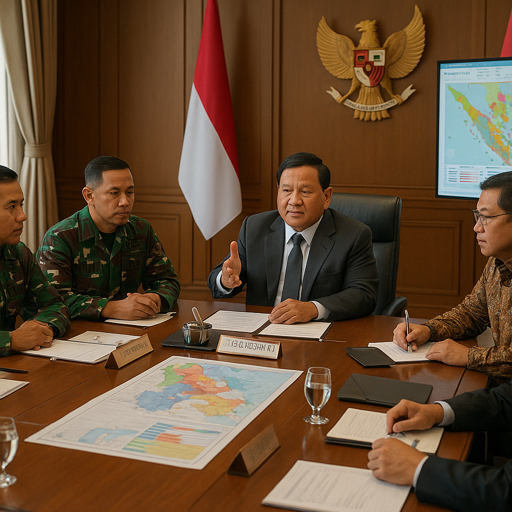 Koordinasi Puncak di Hambalang: Sinergi Sipil-Militer dalam Penanganan Bencana