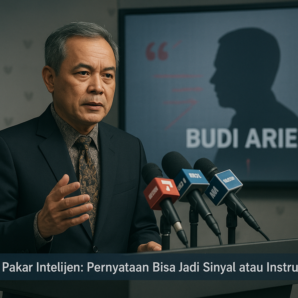 Pakar Intelijen Soroti Pernyataan Budi Arie: Bisa Jadi Sinyal atau Instruksi