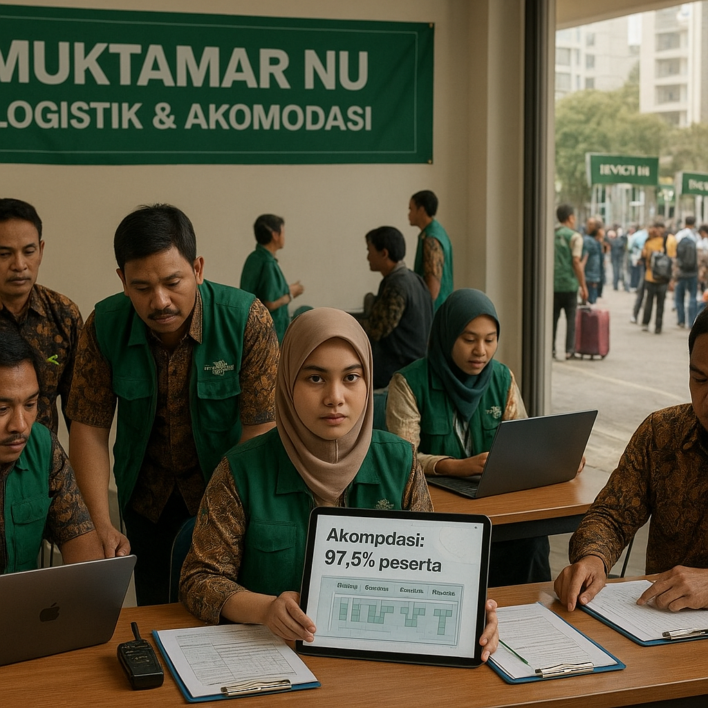 Logistik Muktamer NU: Manajemen Akomodasi 97,5% Peserta di Sembilan Tower Tunjukkan Disiplin Operasional