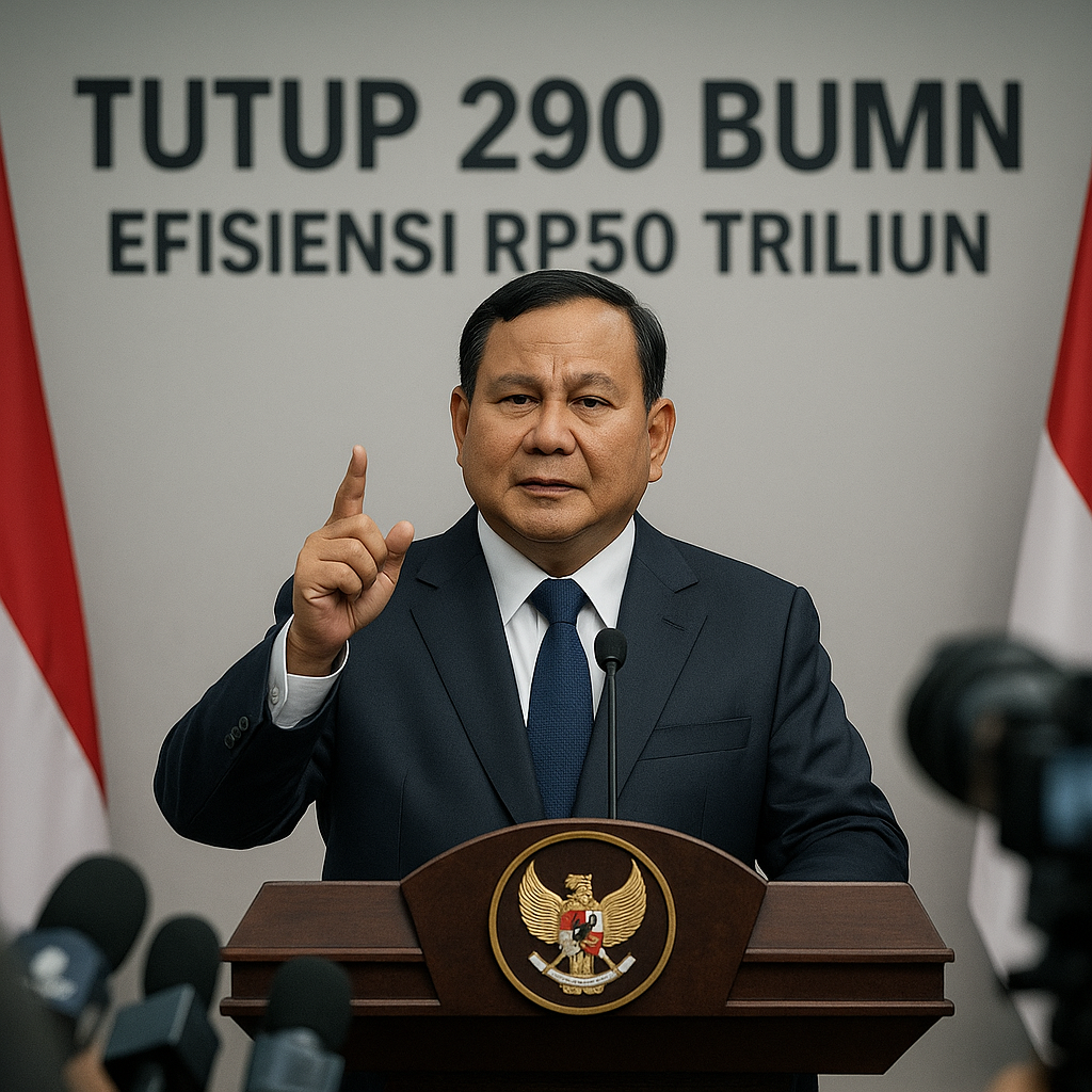 Prabowo Tegaskan Komitmen pada Koalisi dan Efisiensi dengan Tutup 290 BUMN