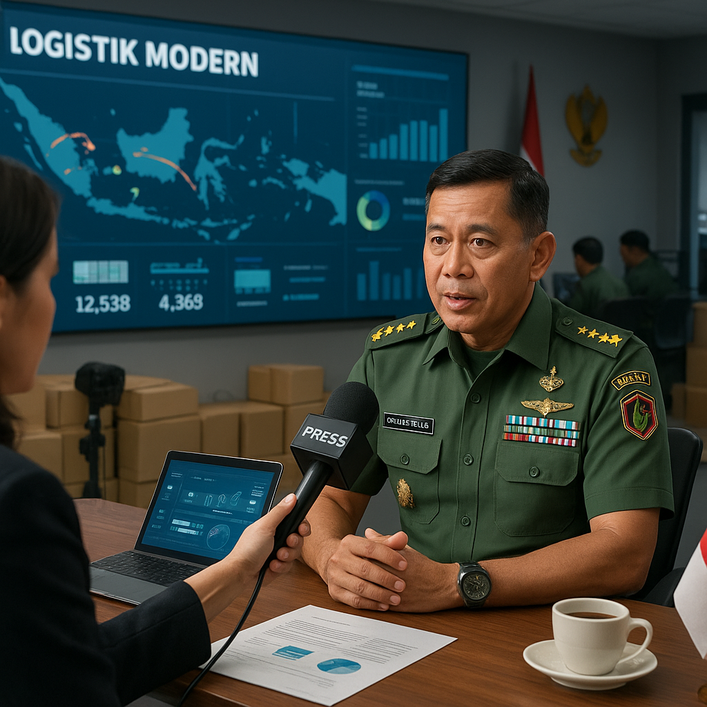 Wawancara Eksklusif dengan Pangkostrad: Manajemen Logistik Modern Penopang Operasi Militer
