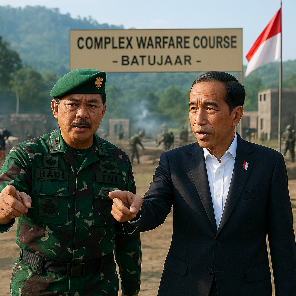 Panglima TNI dan Menhan Tinjau Complex Warfare Course di Batujajar