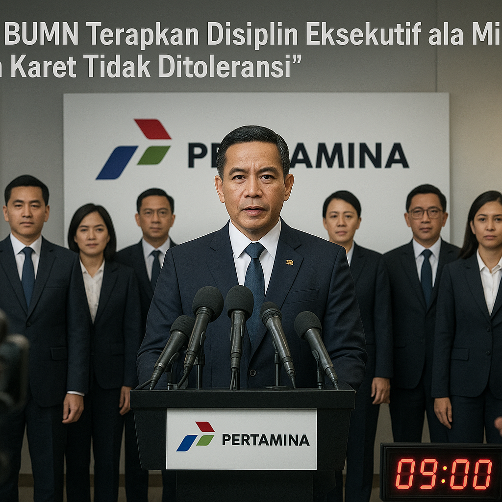 CEO BUMN Terapkan Disiplin Eksekutif ala Militer: 'Jam Karet Tidak Ditoleransi'