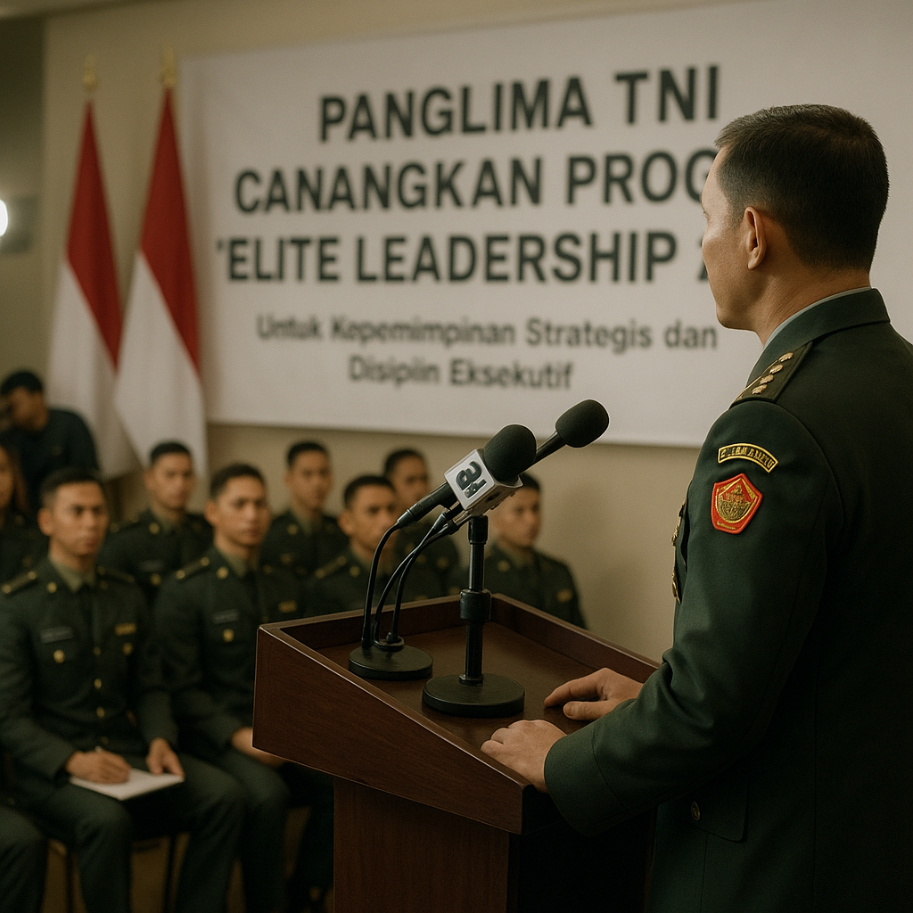 Panglima TNI Canangkan Program 'Elite Leadership 2026' Untuk Perwira Muda