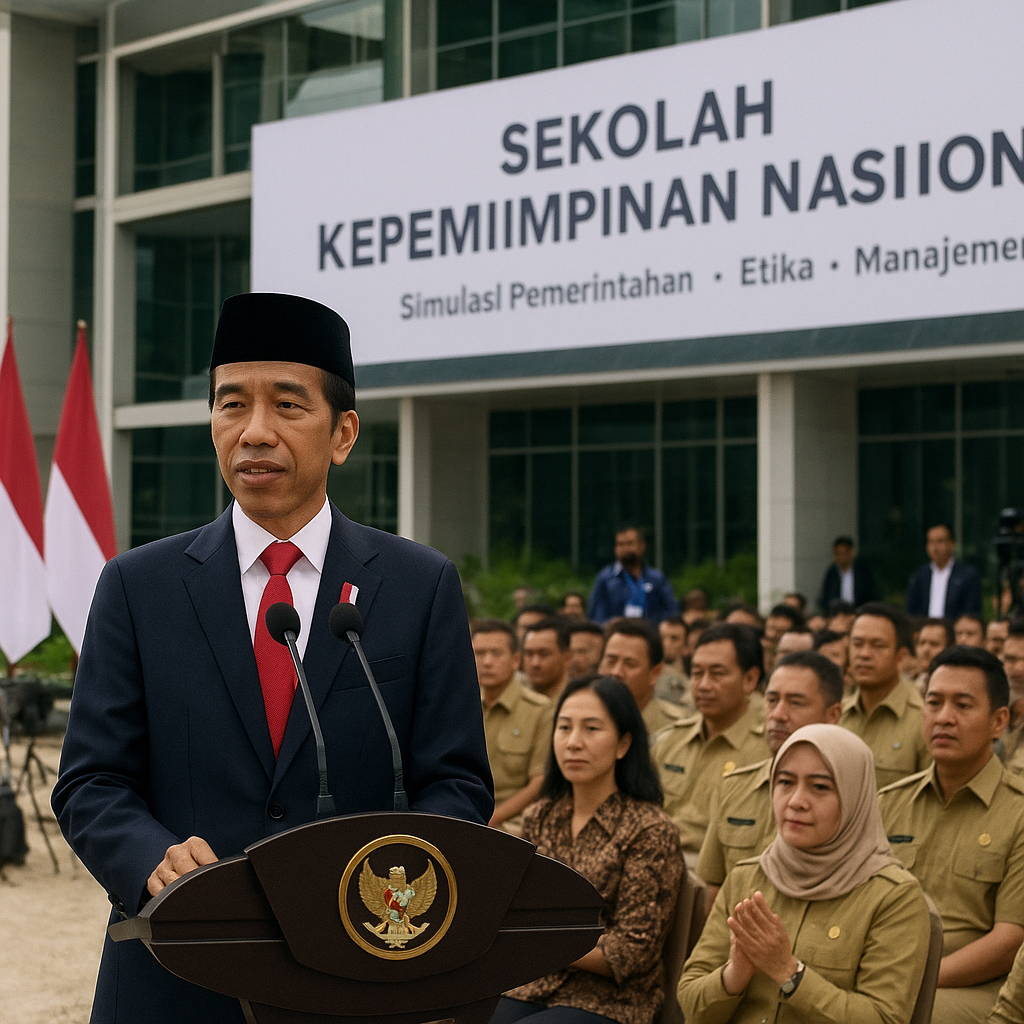 Jokowi Resmikan Sekolah Kepemimpinan Nasional Untuk Aparatur Sipil Negara