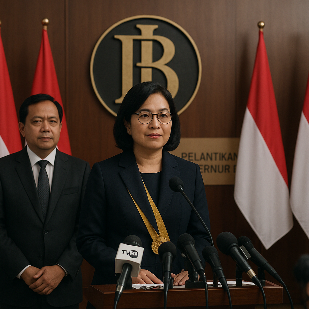 Destry Resmi Jadi Gubernur BI, Purbaya Harap Instrumen Kebijakan KSSK Bisa Dipertajam