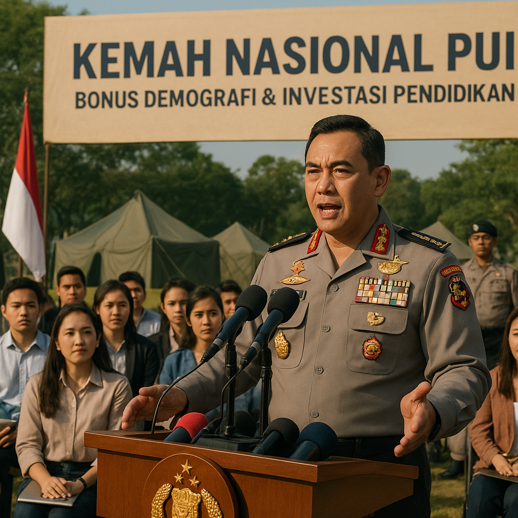 Di Kemah Nasional PUI, Kapolri Bicara Peluang RI Jadi Kekuatan Nomor 4 Dunia