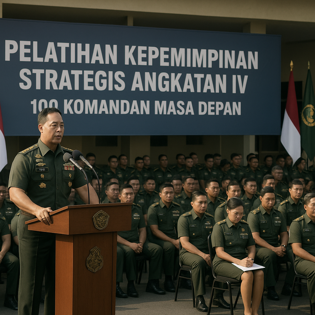 Ketua KASAD Buka Pelatihan Kepemimpinan Strategis Angkatan IV, Targetkan 100 Komandan Masa Depan