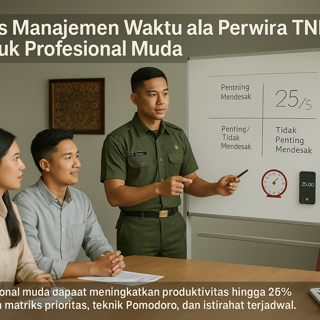 Tips Manajemen Waktu ala Perwira TNI untuk Profesional Muda