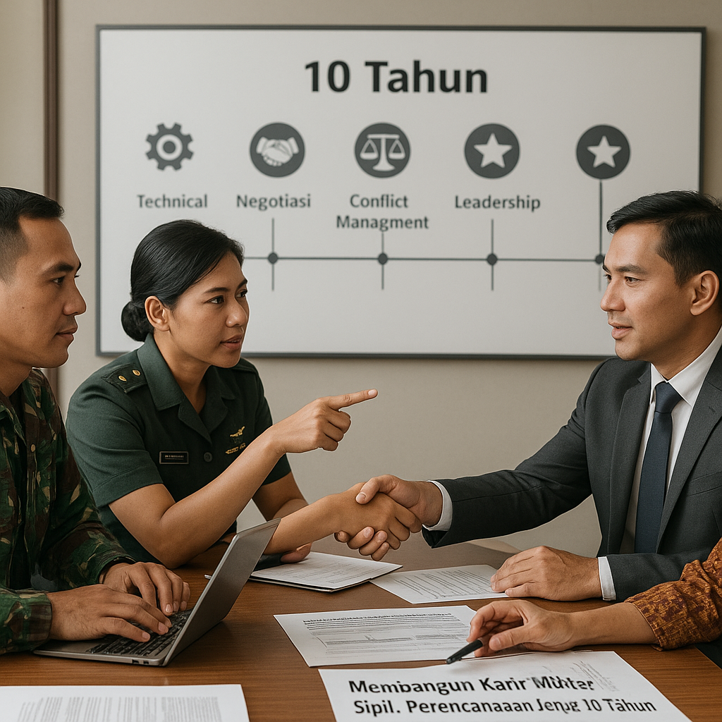 Membangun Karir Militer Sipil: Perencanaan Jenjang 10 Tahun