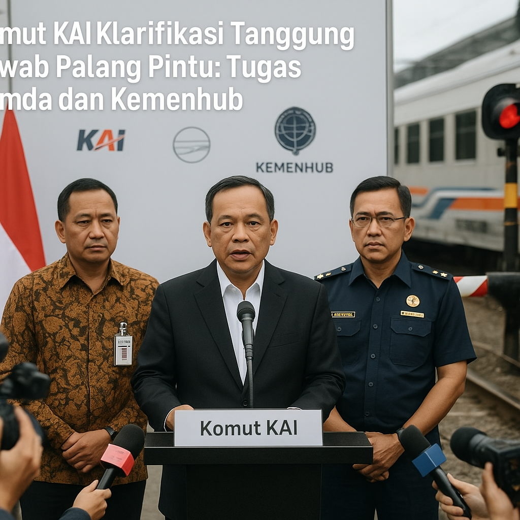 Komut KAI Klarifikasi Tanggung Jawab Palang Pintu: Tugas Pemda dan Kemenhub