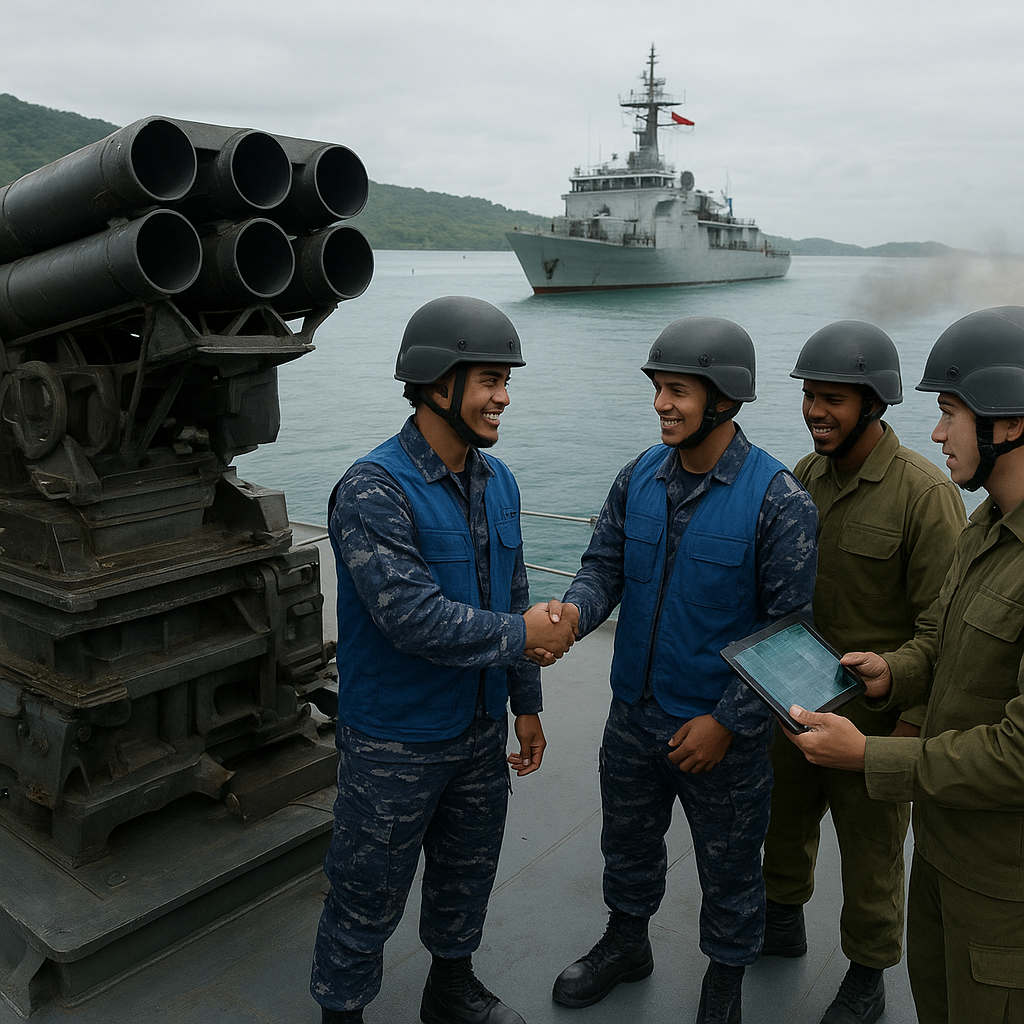 Super Garuda Shield 2026 Uji Kemampuan MLRS Vampire TNI AL
