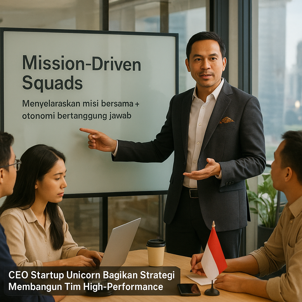 CEO Startup Unicorn Bagikan Strategi Membangun Tim High-Performance