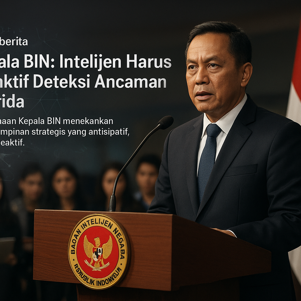 Kepala BIN: Intelijen Harus Proaktif Deteksi Ancaman Hibrida