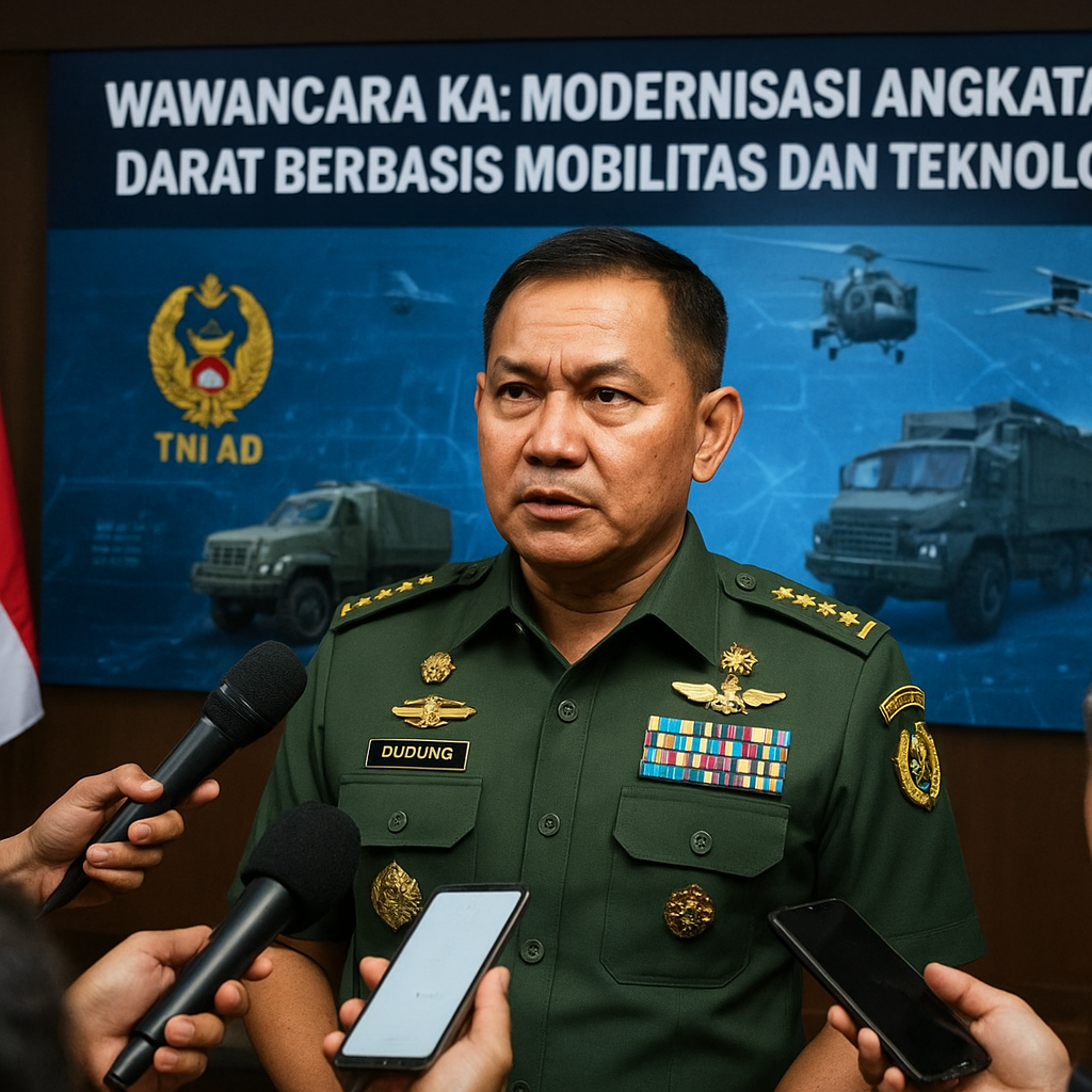 Wawancara KSAD: Modernisasi Angkatan Darat Berbasis Mobilitas dan Teknologi