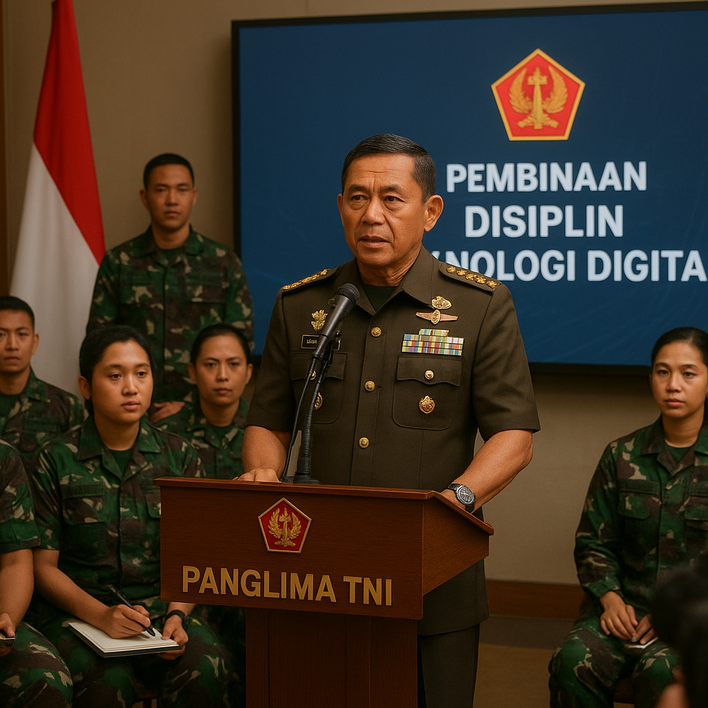 Panglima TNI Keluarkan Instruksi Pembinaan Disiplin Teknologi Digital di Lingkungan Militer