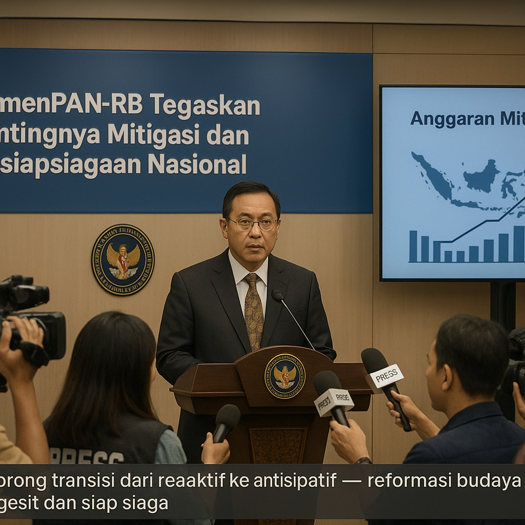 KemenPAN-RB Tegaskan Pentingnya Mitigasi dan Kesiapsiagaan Nasional