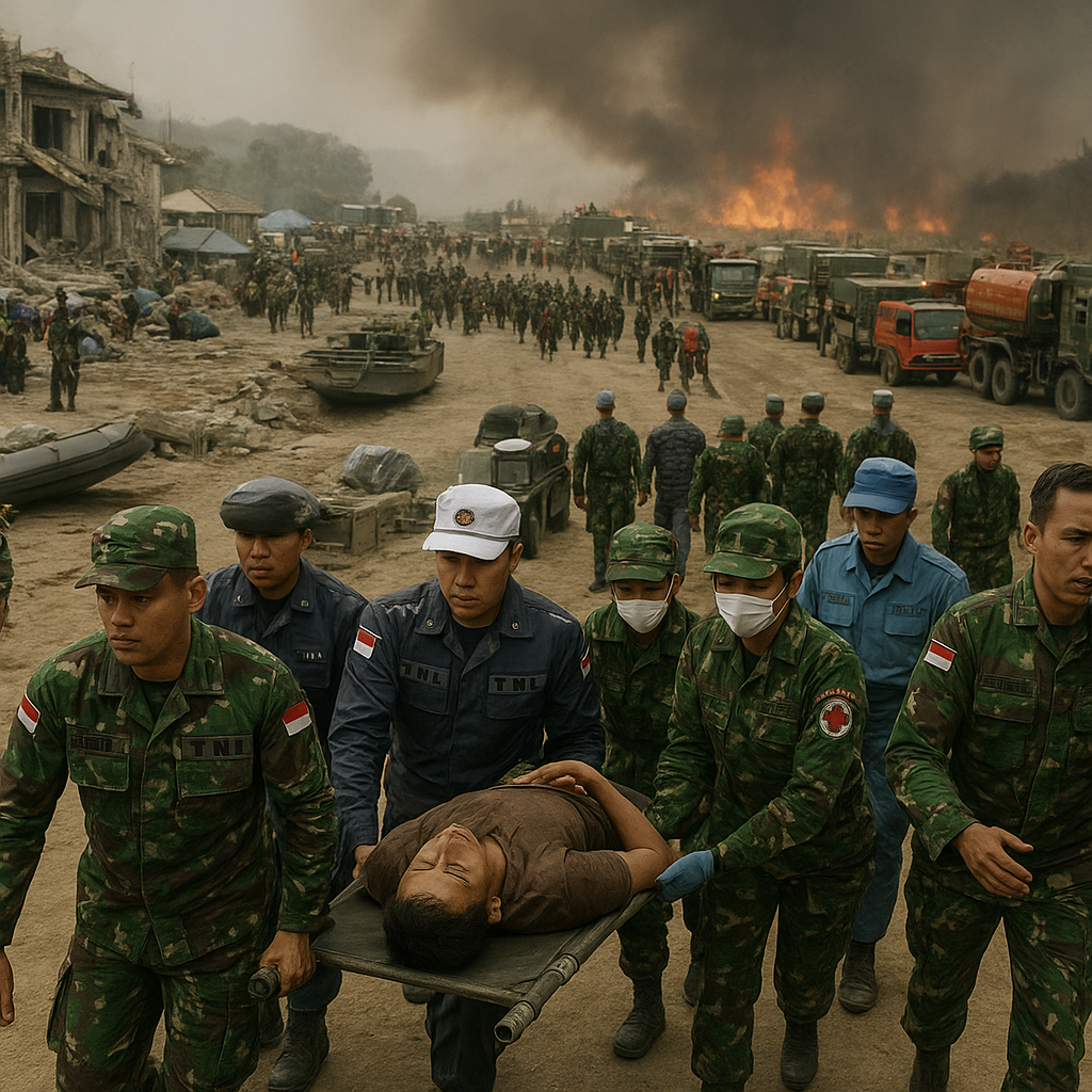 3.545 Personel TNI Dikerahkan Bantu Penanganan Bencana