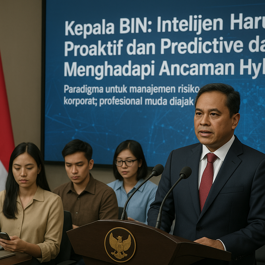 Kepala BIN: Intelijen Harus Proaktif dan Predictive dalam Menghadapi Ancaman Hybrid