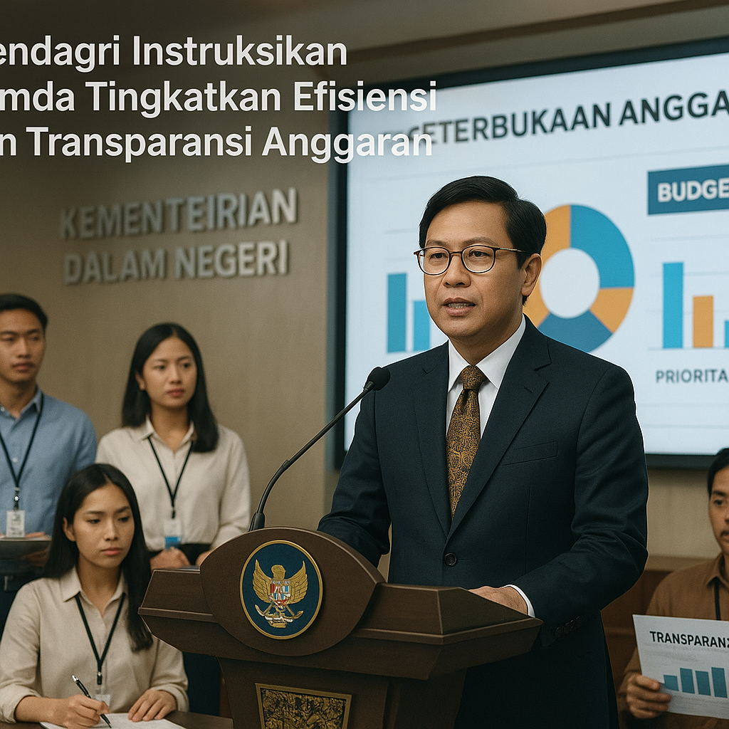 Mendagri Instruksikan Pemda Tingkatkan Efisiensi dan Transparansi Anggaran