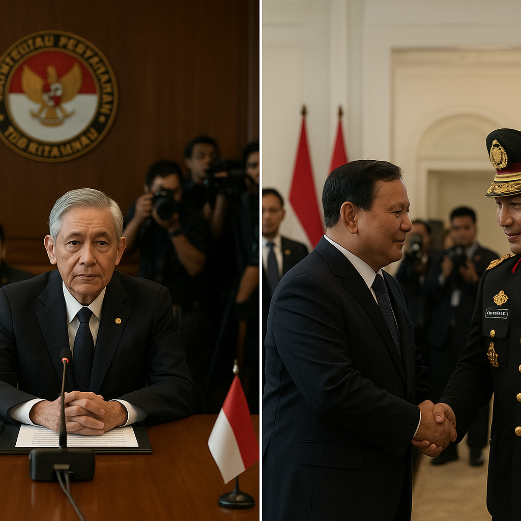 Perkuat Sinergi Ketertiban Nasional: Eks Panglima TNI Hadiri Rembuk di Kemhan, Kapolri Sigit Menghadap Presiden Prabowo