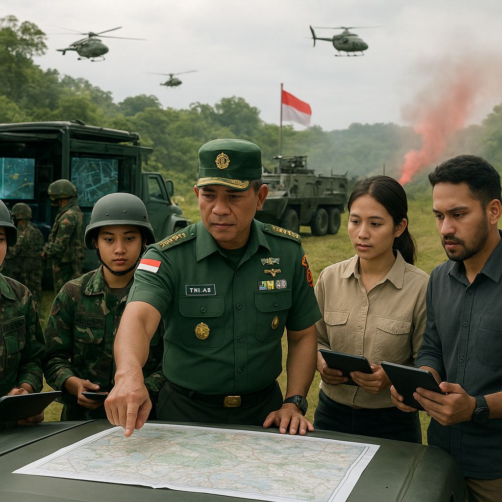 TNI AD Gelar Latihan Gabungan dengan Skenario Ancaman Hybrid
