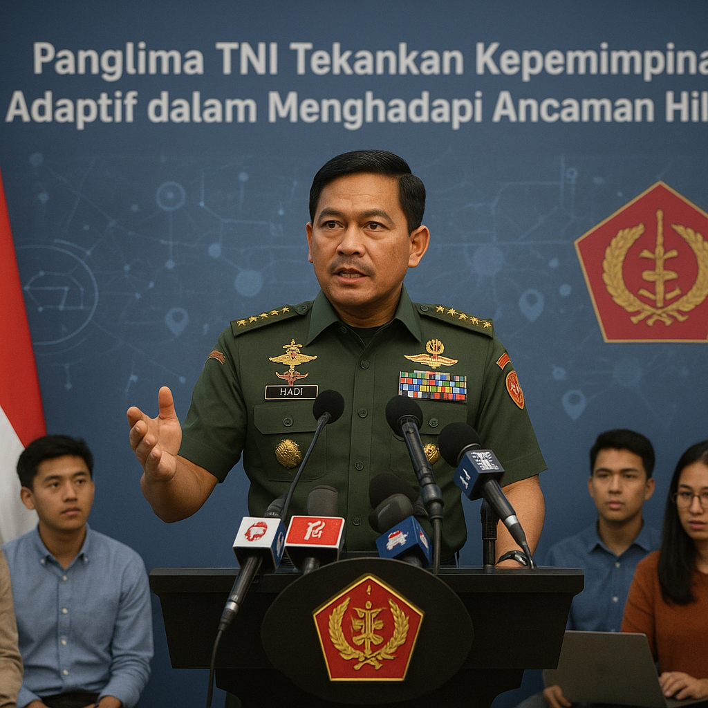 Panglima TNI Tekankan Kepemimpinan Adaptif dalam Menghadapi Ancaman Hibrida
