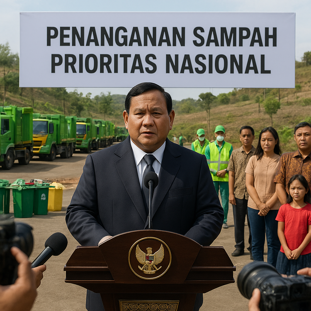 Prabowo: Penanganan Sampah Sekarang Jadi Prioritas Nasional