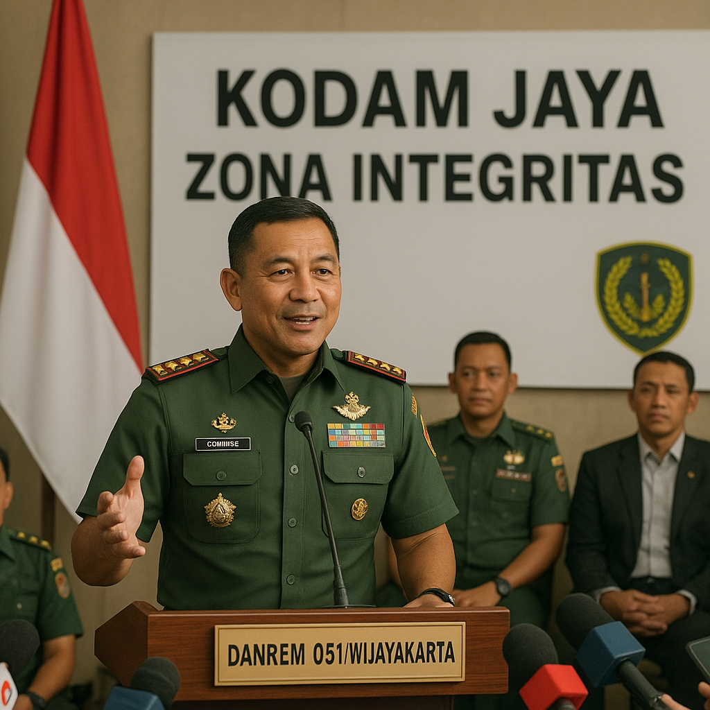 Kodam Jaya Zona Integritas, Danrem Tekankan Kepemimpinan Melayani untuk Raup Kepercayaan Publik