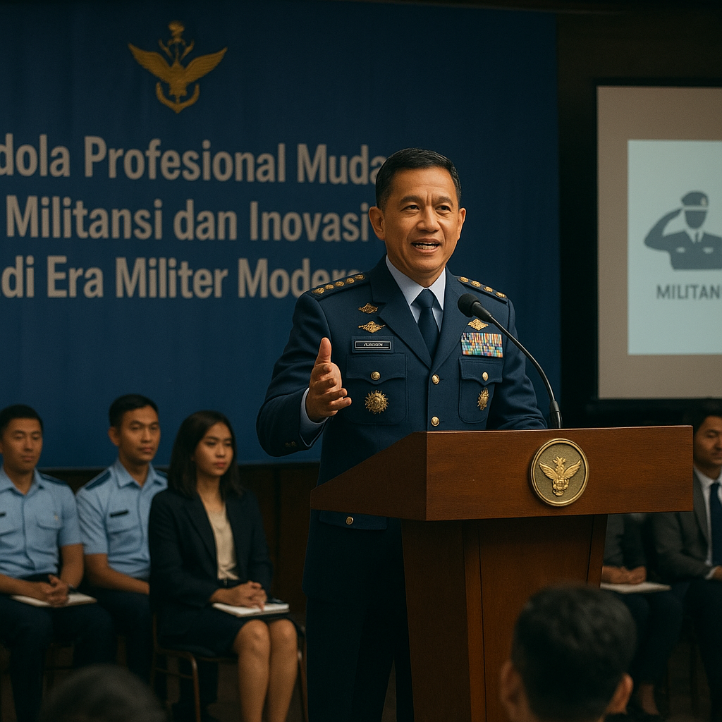 Idola Profesional Muda: Kepala Staf TNI AU Berbagi tentang Militansi dan Inovasi di Era Militer Modern