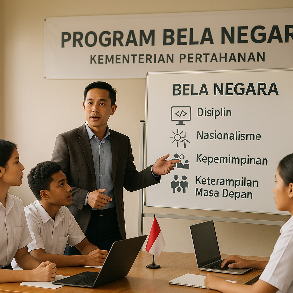 Kemhan Tegaskan Program Bela Negara untuk Pelajar Bukan Komcad atau Militerisasi