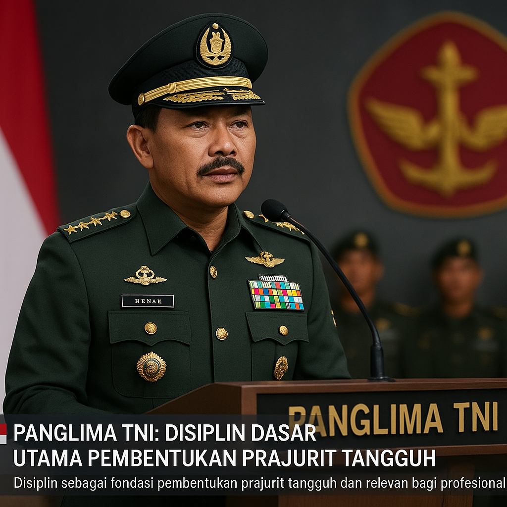 Panglima TNI: Disiplin Dasar Utama Pembentukan Prajurit Tangguh